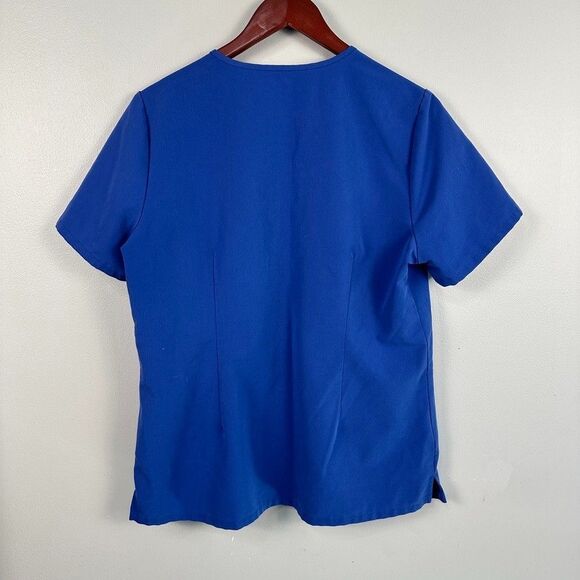 FIGS Womens Casma Scrub Top Size Large Ceil Blue - Picture 5 of 5